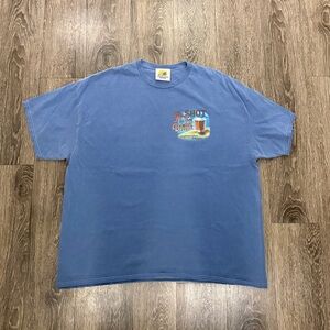 Florida Longboard House Blue Graphic Tee